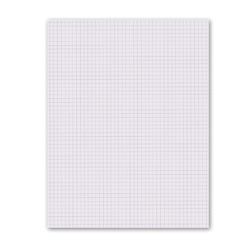 Ampad Evidence Quadrille Pad, Size 8-1/2 x 11, White Paper, 5x5 Quad Ruling, 20 Pound Paper, 50 Sheets Per Pad (22-002) On Sale