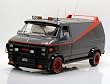 MATTEL HOT WHEELS 1:18スケール エリートシリーズ 特攻野郎Aチームバン A-TEAM GMC VAN