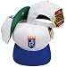 Kansas City Royals White / Blue Two Tone Plastic Snapback Adjustable Plastic Snap Back Hat / Cap