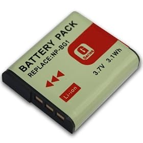 Type G Lithium Ion Camera Battery for Sony NP-FG1 NP-BG1 NPBG1