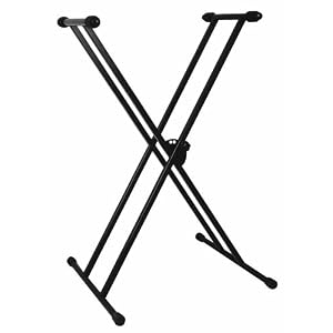 Click here to buy Adam - Double Support Collapsible X-Type Keyboard Mixer Stand.