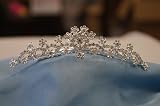 (MEDIUM)Elegant Bridal Wedding Tiara Crown with Crystal Party Accessories C7164