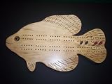 Pan-fish Crappie/sunfish Cribbage Boards