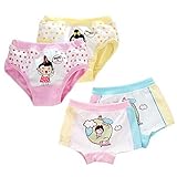 4 PCS Summer Thin Baby Pants Girl Boxer Briefs Children Underwear,Giraffe