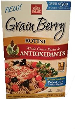 (2 Pack) Grain Berry Rotini Whole Grain Pasta and Antioxidants. 12oz each