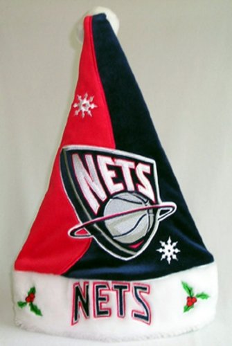 NBA 22 inch Forever Santa Hat - New Jersey Nets