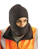 Knit Open Face ski mask Thinsulated Black One Size