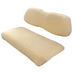 Classic Accessories Fairway Golf Cart Fleece Seat Cover, Sand