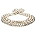 {Sunday Lightning Deal} HinsonGayle Glamour Collection Handpicked Ultra-Luster 7.0-7.5mm White Cultured Pearl Rope Necklace (82 inches)