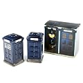 TARDIS Doctor Who Style Police Box Ceramic Salt and Pepper Pot