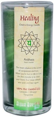 New - Aloha Bay Chakra Candle Jar Healing - 11 oz