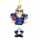 Dallas Cowboys 4" Blown Glass Caucasian Football Player Ornament