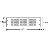 19 front panel black for 3 fans, 3 u