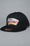 Mitchell & Ness The NBA HWC Alternate 2 Logo Fitted Hat in Black,Hats for Men