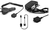 IMAGE OF Samsung P100 Accessory Bundle - Car Charger + Home Travel AC Charger + RS232 Data Cable + Free Stars Stripes Silicone Wristband