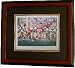 Eddie George Autographed/Hand Signed Ohio State Buckeyes 16x20 Lithograph Custom Framed