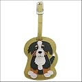 Bernese Mountain Dog Luggage Tag / School Bag Tag