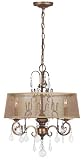 World Imports Lighting 1943-90 Belle Marie 3-Light Chandelier, Antique Gold