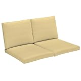 Strathwood Falkner Sectional Loveseat Polyester Cushions, Neutral