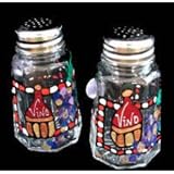 Wine Festival Design - Hand Painted - Salt & Pepper Shakers, 2.5 oz.. Set of 2