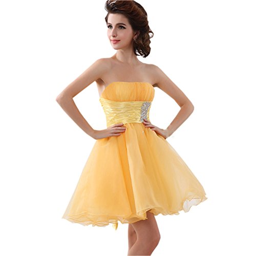 Sarahbridal Girls Tulle Beading Short Homecoming Dress Prom Gown SD018