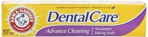 Arm & Hammer Dental Care Fluoride Toothpaste, Advance Cleaning, Maximum Strength, Fresh Mint 6.3 oz (178 g) (Pack of 6)