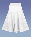 Plus Size White Girls Night Skirt