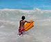 Special Limited Edition Ocean Beach Coastal Surf Surfing Art Print Poster by Vas Paris