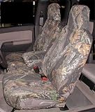 Hatchie Bottom Leather Camo Seat Cover Front - Chevy Colorado 2004-2007