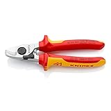 クニペックス KNIPEX 9526-165 絶縁ケーブルカッター(バネ付)1000V(SB)
