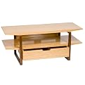 Breeze Long A/V Unit with Wood Legs