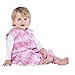 HALO Sleepsack Early Walker Micro Fleece Wearable Blanket, Pink Butterfly Ombre, Medium
