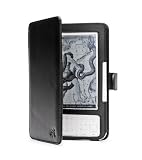 AYL® Kindle Black Leather Case + Screen Protector (Cover fits Latest Kindle 3rd Generation, 6
