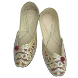 Indian Punjabi Jutti Or Shoes Designer Look For women ,US 10 / AUS 8.5 / UK 7.5 / Europe 42 (Free Shipping, No Minimum Purchase)