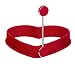 Trudeau 4-Inch Heart Shaped Egg Ring, Red