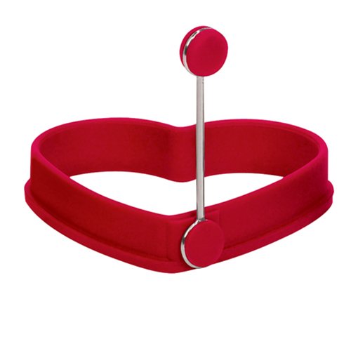 Trudeau 4-Inch Egg Ring, Red Heart