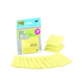 Post-it Notes, Laptop Pop-Up Refill, 3 Inches x 3 Inches, Canary Yellow, 20 Sheets per Pad, 10 Pads per Pack (LND-330-3SC)