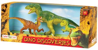 Childrens Toyshop  Toys : Wild Safari Dino Discoveries gift set