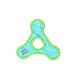 DuraForce Jr TriangleRing Durable Dog Toy in Blue