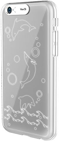 VanD Clear Flashing Case for iPhone 6 - Retail Packaging - White Dolphin