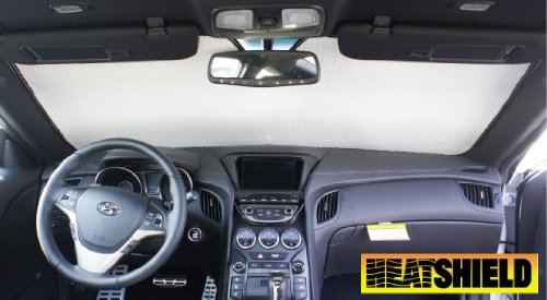 Sunshade compatible with Hyundai Genesis Coupe 2008 2009 2010 2011 2012 2013 2014 2015 2016 HEATSHIELD Windshield Sunshade #1205