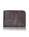Francesco Biasia Vintage - Calf Leather Card Holder Wallet Morus