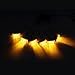 Koolertron 18 LED Vehicle Strobe Lights for Front Grille/Deck - Amber