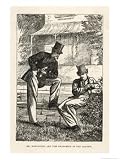 Mr. Harthouse and Tom Gradgrind in the Garden Art Styles Giclee Poster Print by Frederick Walker, 18x24