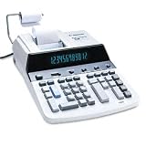 Canon Cp1250d Desktop Calculator 12-Digit Fluorescent Two-Color Printing Black/Red