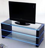 Demagio - DML100 - Meuble TV LED - Bleu (Import Royaume Uni)