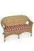 Wicker Settee Cushion 2.5\