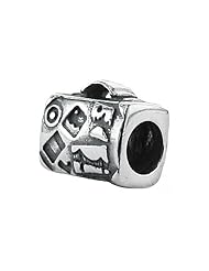 Zable (tm) Sterling Silver German Shepard Bead / Charm