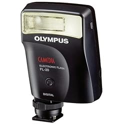 Olympus FL-20 Electronic Flash for SP series, C5000, C750, C770, C5060, C7070, C8080, E1, E300 & E500 Digital Cameras