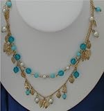 GEMSTONES NECKLACES ,SILVER ,QUARTZ ,JP607 by World of Watches and Gems